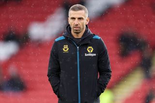 : Gary O'Neil, Manager of Wolverhampton Wanderers, looks on prior to the Premier League match between Sheffield United and Wolverhampton Wanderers at Bramall Lane on November 04, 2023 in Sheffield, England. (Photo by Jack Thomas - WWFC/Wolves via Getty Images)